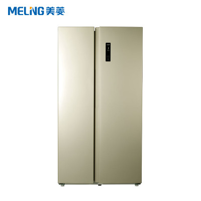 美菱 BCD-565WPCJ 565升风冷对开门冰箱 变频节能 电脑控温 玫瑰金
