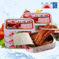 台湾进口 三兴 特制红烧鳗鱼午餐肉罐头105g*6罐 熟食品即食鱼罐头