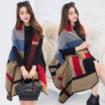 北极绒 披肩围巾两用女秋冬季长款仿羊绒百搭斗篷空调加厚保暖披风外套 11款可选