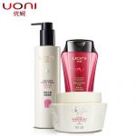 刘涛代言推荐!YUNEGISH优妮 弹力素260ml 保湿修复护卷护色定型水 持久蓬松烫发护理