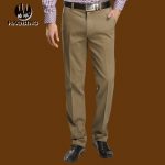 皓冰 秋季新款商务休闲裤薄款高腰高弹透气柔软舒适男士长裤子 3色可选