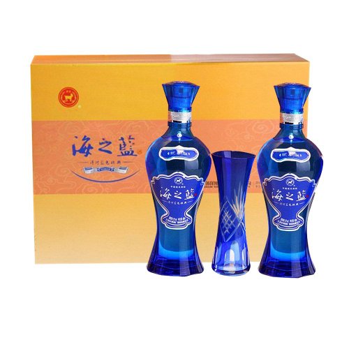 洋河 蓝色经典 52度海之蓝酒480ml*6 整箱装 白酒礼盒v