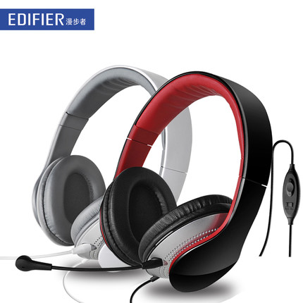 Edifier漫步者 K830电脑耳机头戴式耳机电竞语音游戏手机耳麦带话筒