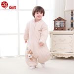 贝益佳 春秋冬夹棉纯棉加厚分腿婴儿睡袋 儿童宝宝防踢被 4款可选