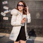 壹伊致秋 2016冬装新款韩版大毛领羽绒服女士中长款连帽修身显瘦加厚女装 5色可选