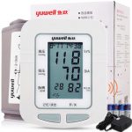 鱼跃 YE660D血压测量仪器家用上臂式电子血压计表全自动语音充电智能精准