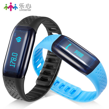 Life Sense乐心 健康防水智能手环2 腕带运动蓝牙华为手表 跑步计步器 4色可选