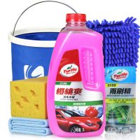 Turtle龟牌 樱桃爽洗车水蜡 高泡沫浓缩清洗剂2L 大桶洗车液 清洁汽车蜡