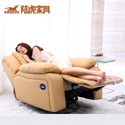陆虎 LH-908C家庭影院头等太空舱真皮沙发单人位 电动多功能懒人沙发椅