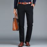 Afs Jeep战地吉普 男装秋冬新款纯棉休闲裤男商务长裤子宽松男裤 2色可选