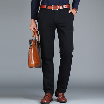 Afs Jeep战地吉普 男装秋冬新款纯棉休闲裤男商务长裤子宽松男裤