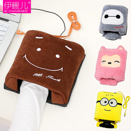伊暖儿 usb暖手鼠标垫可爱护腕暖手套冬天发热加热保暖卡通季