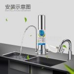 安之星 AZX-JSQ-11高端直饮净水器 家用自来水龙头过滤器 不锈钢台式净水机