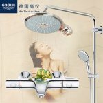GROHE德国高仪 恒温花洒套装 进口奢华4键11式富氧双花洒全冷触 2款可选