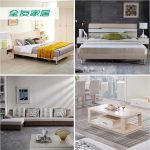 全友家居 自然木纹两室一厅卧室四件套*2+客厅沙发+茶几+电视柜2SYT-MW