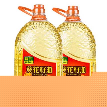 RONGS融氏 葵花籽油5L*2瓶 物理压榨 烹饪食用油
