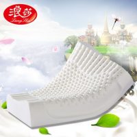 浪莎 泰国进口天然乳胶枕 酒店枕头枕芯 记忆枕护颈枕按摩枕成人保健枕