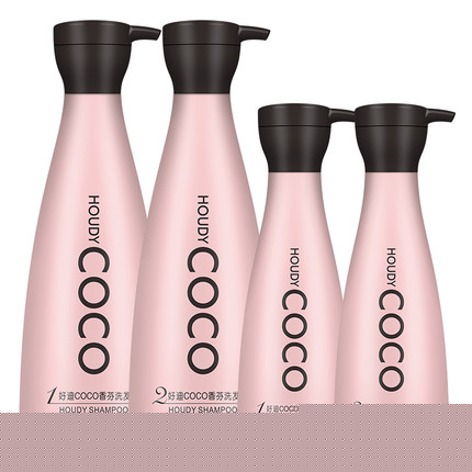 好迪 COCO香氛洗发水 焗油润养+柔亮丝滑 洗发露共4瓶2200ml套装