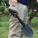 昌林 408C工兵铲多功能 锰钢户外折叠兵工铲 军锹户外装备伸缩铁锹