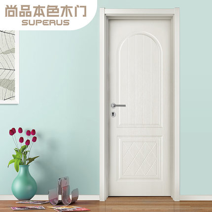 尚品本色 木门 欧式室内门复合免漆实木门套装门卧室门定制房门001