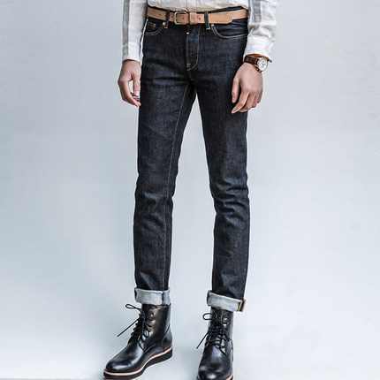 道博 秋冬款男士裤子2016新款牛仔裤男裤小脚修身型显瘦百搭青年长裤