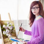 自油自画 数字油画diy手绘客厅卧室风景装饰画欧式花卉手工填色画 8款可选