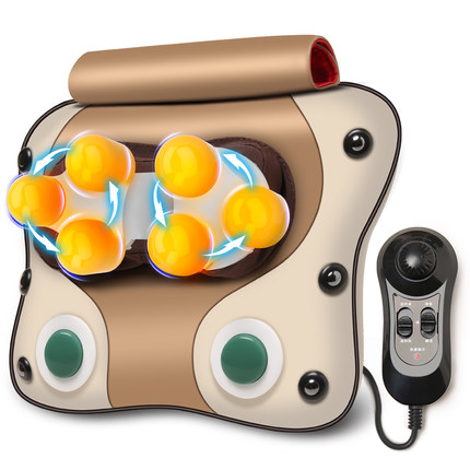 璐瑶 LY-585A颈椎按摩器仪颈部腰部肩背部腰椎全身靠垫多功能按摩枕头家用