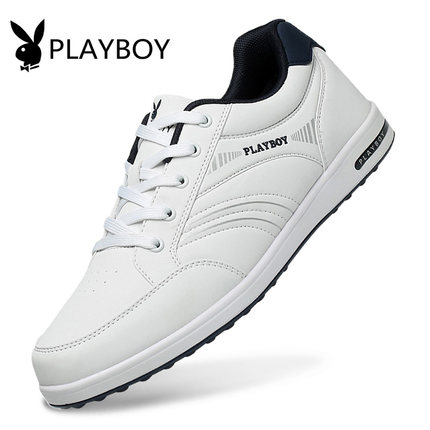 PLAYBOY花花公子 2016秋季新款运动鞋男士休闲板鞋韩版白色男鞋子潮
