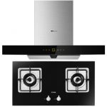 FOTILE方太 ENJOY云魔方 纯平触控 欧式抽油烟机EMD2T+玻璃燃气灶FD21BE 烟灶套装 送高压锅