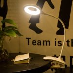 Midea美的 星环led台灯充电宿舍夹子式小灯护眼学习学生书桌卧室床头节能灯