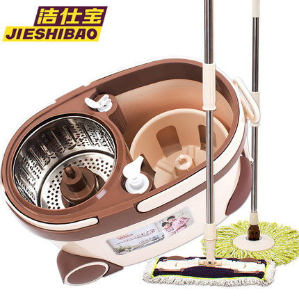 洁仕宝 双驱动拖把桶 旋转加厚拖布桶 好神拖家用自动甩干拖 地墩布桶 4款可选
