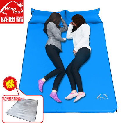 威迪瑞 自动充气垫户外帐篷防潮垫双人带枕野营加厚加宽睡垫充气床垫