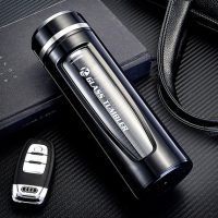 宇凯 商务玻璃杯 男女便携双层水杯 创意办公茶杯 带盖过滤防摔杯子 4色可选