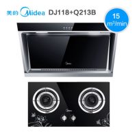 Midea美的 DJ118+Q213B抽油烟机燃气灶套餐 侧吸式烟机灶具烟灶套装组合