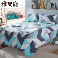雅鹿 家纺纯棉床单单件全棉双人被单1.2/1.5/1.8m米床单人学生宿舍 多款可选