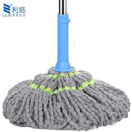 利临 LN-02自拧水拖把普通地拖布家用老式拖布挤水拖把头免手洗旋转墩布