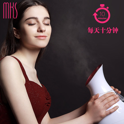 MKS美克斯 NV8318蒸脸器美容仪家用果蔬蒸面器喷雾器补水仪器热喷蒸脸机