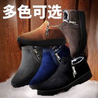 Warrior回力 男鞋冬季棉鞋男士一脚蹬加绒加厚保暖鞋懒人休闲鞋子厚底棉靴 5色可选