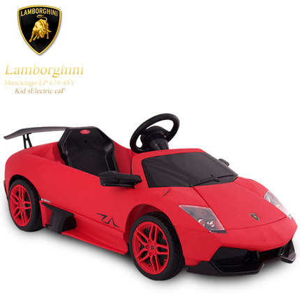 快乐年华 KL7001N兰博基尼儿童电动车四轮电动汽车玩具车儿童可坐遥控童车