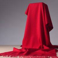 上海故事 围巾情侣款羊毛中厚款秋冬保暖纯色长流苏围巾披肩 行云 8色可选