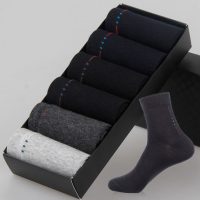 浪莎 男袜 男士袜子春秋季纯棉袜 中筒防臭wz短袜四季运动袜6双 10款可选