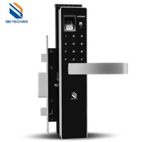 必达指纹锁 黑曜 密码锁智能指纹锁门锁家用防盗大门锁电子锁