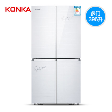 Konka康佳 BCD-396MN多门式冰箱家用节能四门电冰箱对开门大冰箱396L