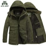 Afs Jeep战地吉普 冬季正品男士棉衣 男装加绒加厚外套大码中长款棉袄棉服 6色可选