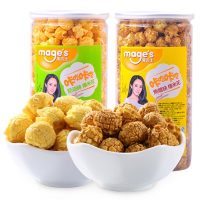 mage’s麦吉士 咔吃爆米花150g 玉米奶油味/焦糖味 罐装 休闲零食膨化食品 杨幂代言