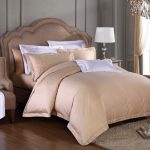 康尔馨 酒店床上用品四件套全棉60支贡缎纯棉被套床单简约双人1.8m床品 2色可选