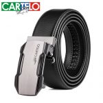 CARTELO卡帝乐鳄鱼 男士皮带真皮休闲腰带韩版自动扣青年学生裤带 多款可选