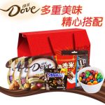 Dove德芙 巧克力士力架mms多口味7袋756g年货礼盒礼袋礼品圣诞节礼物
