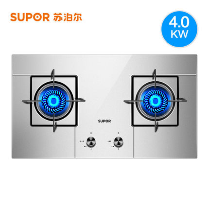 SUPOR苏泊尔 qs505燃气灶双灶不锈钢天然气煤气灶台式嵌入式炉具