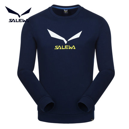 SALEWA沙乐华 男女式圆领套头卫衣2016秋冬新款户外情侣休闲运动服